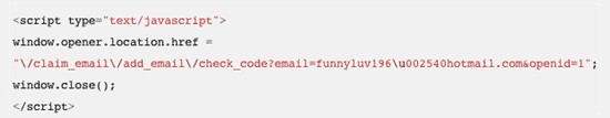 Success code