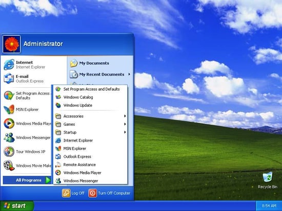 Windows 98 desktop