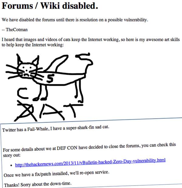 Defcon closes its forums