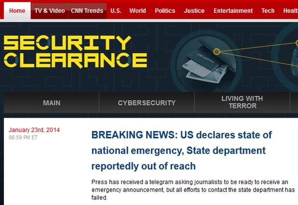 Hacked CNN blog