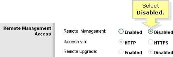 Linksys screenshot