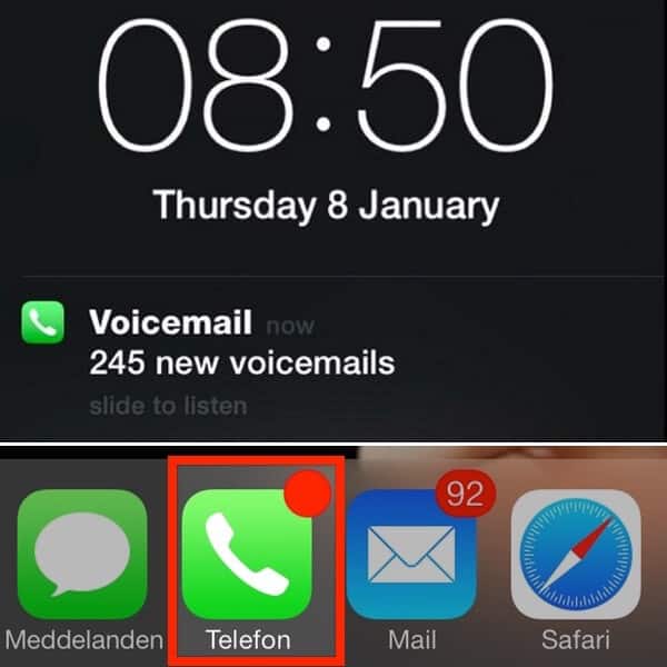 Meddling with voicemail numbers