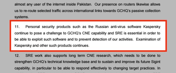 GCHQ warrant
