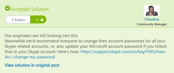 Advice for Skype users