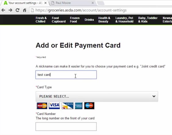 Asda website flaw exploited