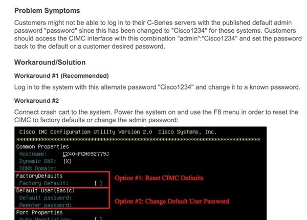 Part of Cisco advisory