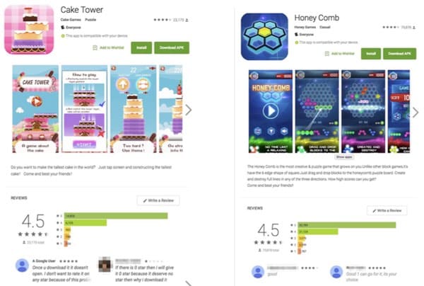 Malicious android apps