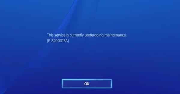 PS4 and PS3 owners were hit with this PSN error message during Monday's outage. Source: Daily Express
