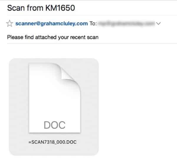Scanner malware