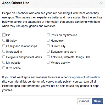 Apps others use