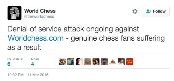 Chess tweet