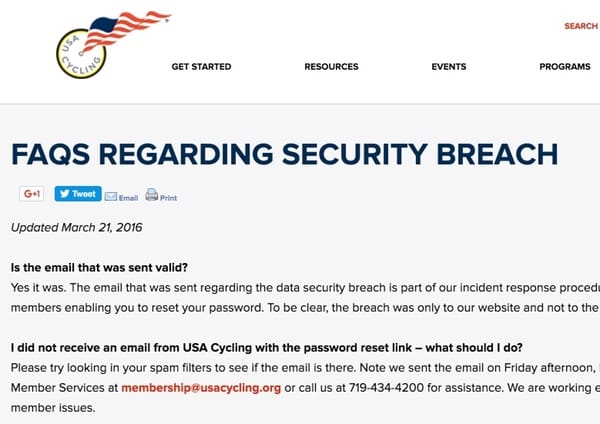 USA Cycling FAQ