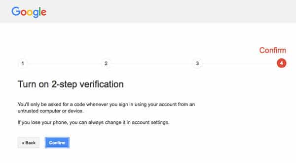 Google 2sv