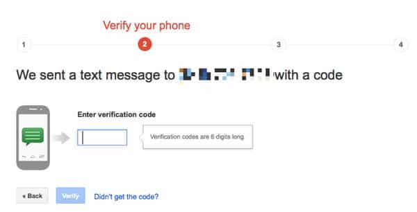 Google 2sv