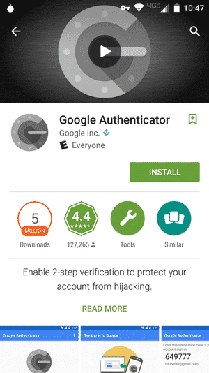 Google authenticator 2