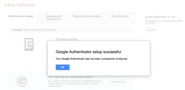 Google authenticator 9