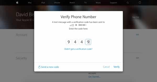 Apple id 4