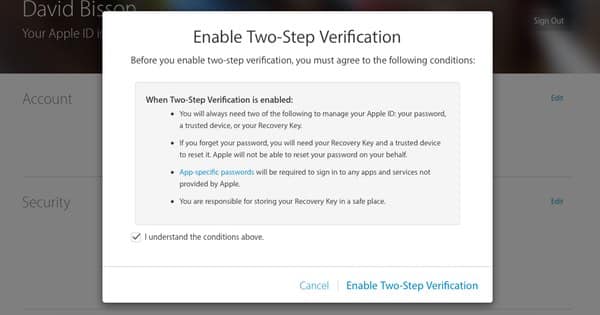 Apple id 6