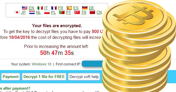 Cryptxxx bitcoin stealing