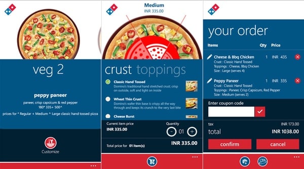 Domino's app