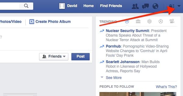 Facebook 2sv
