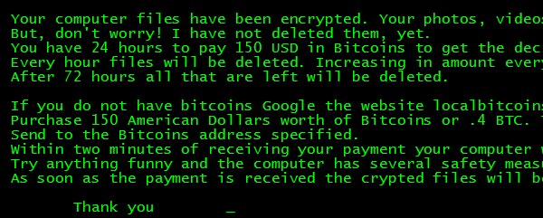 Ransom demand