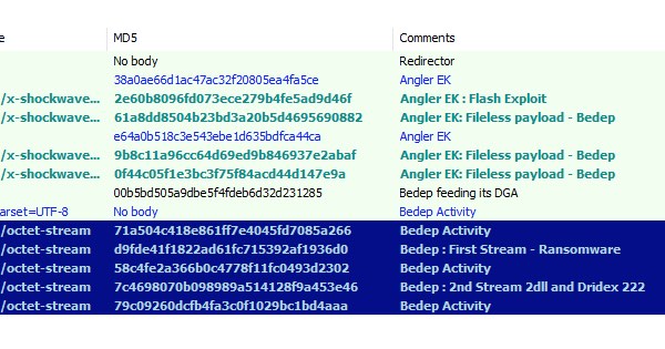 Ransomware infection process