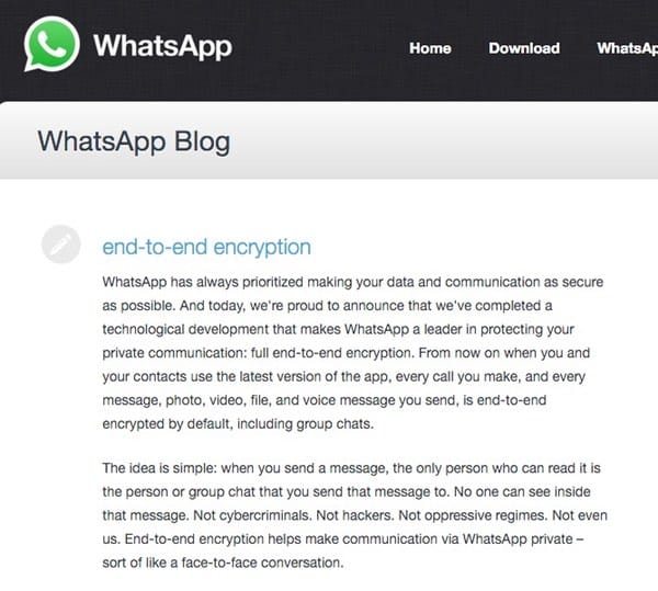 Whatsapp blog