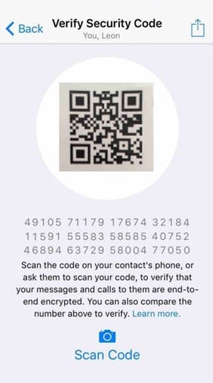 Whatsapp QR code