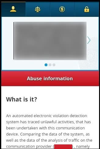 Threat screen