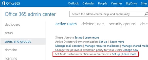 Office365 mfa old
