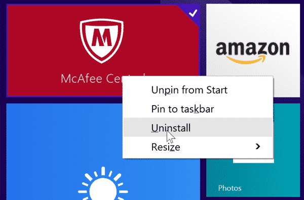 Uninstall