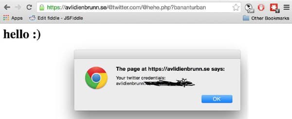 Stealing password