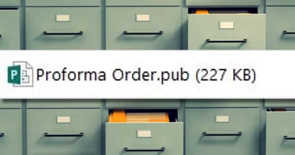 Backdoor targeting corporate data through... Microsoft Publisher files?