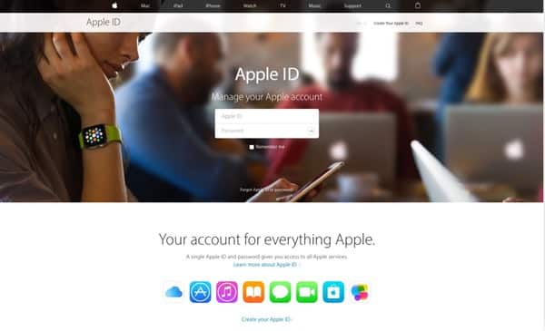 Apple ID phishing