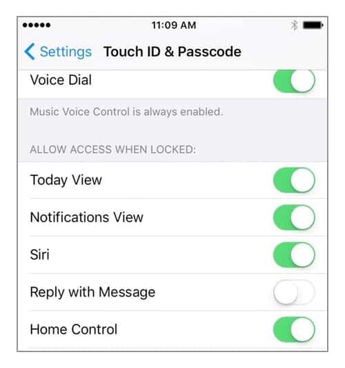 Reply message settings