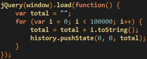 Bug code