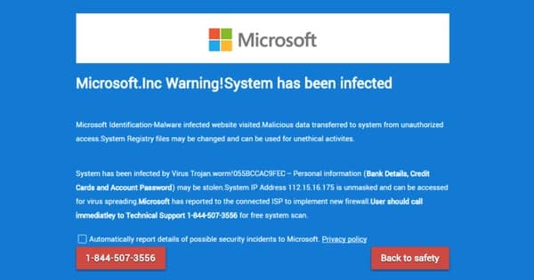 Browser hanging? Don't call that support number! It's a scam!