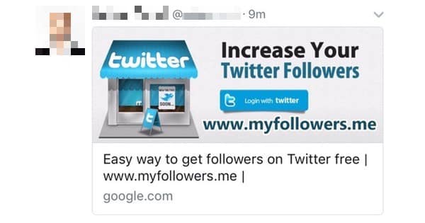 Twitter spam