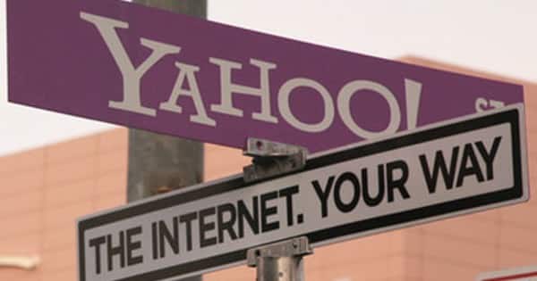Yahoo sign