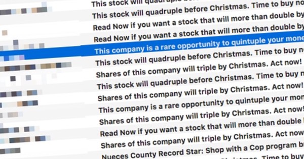 Stock spam