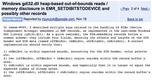 Google discloses