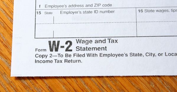 W2 form