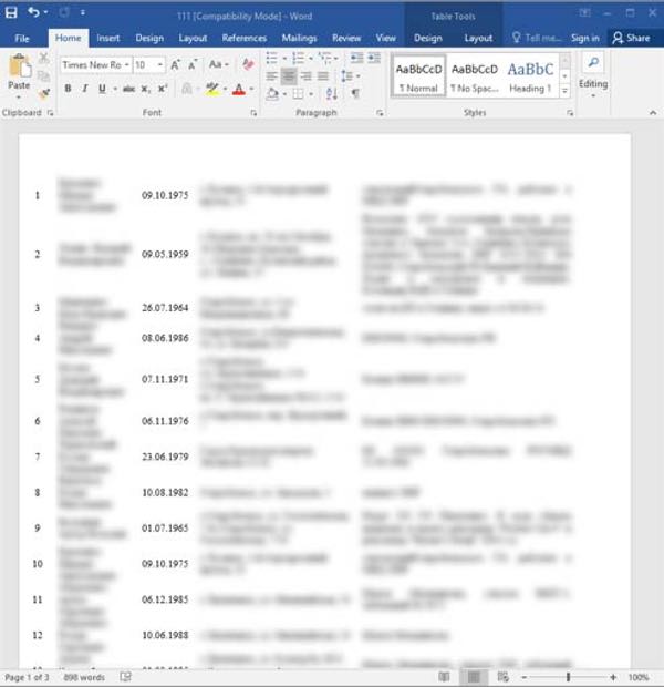 Word doc