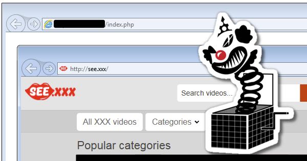 Malvertising campaign uses pop-under ads to infect smut viewers with Ramnit trojan