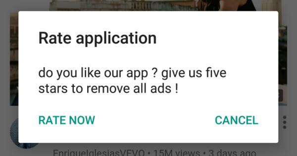 Rate app