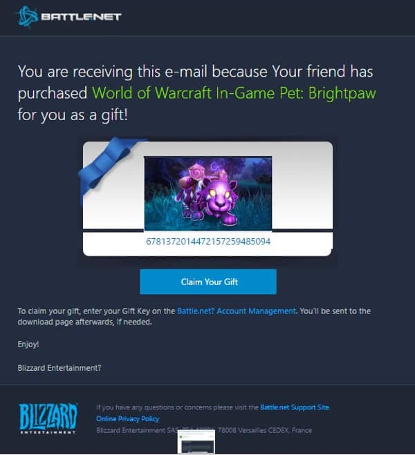 World of warcraft scam