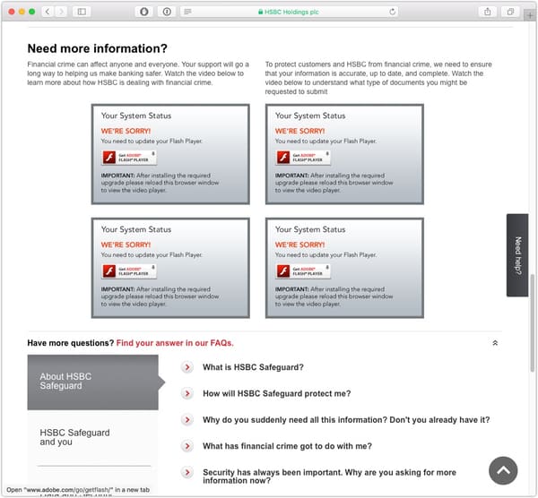 HSBC site
