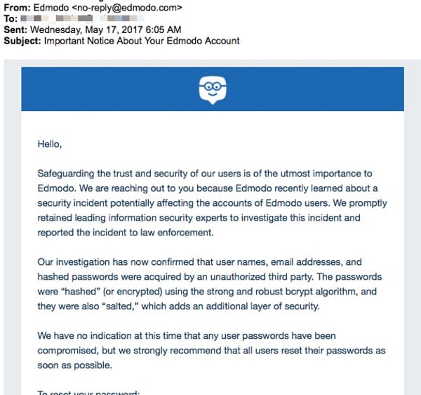 Edmodo email